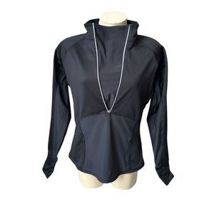 ATHLETA Tech Mesh Detail Athletic 1/2 Zip Women’s Pullover Jacket Size Medium